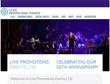 Tablet Screenshot of livepromotions.co.uk